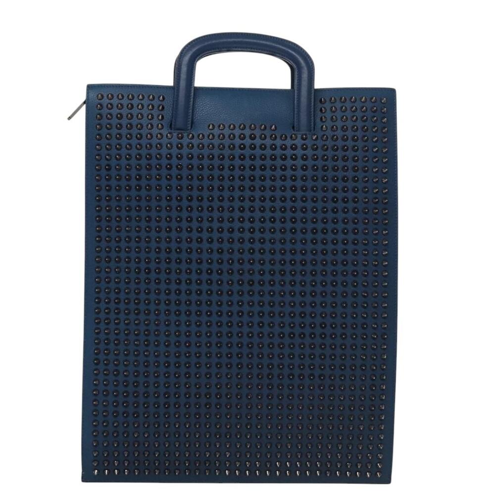 Christian Louboutin Leather Cabata Handbag Blue